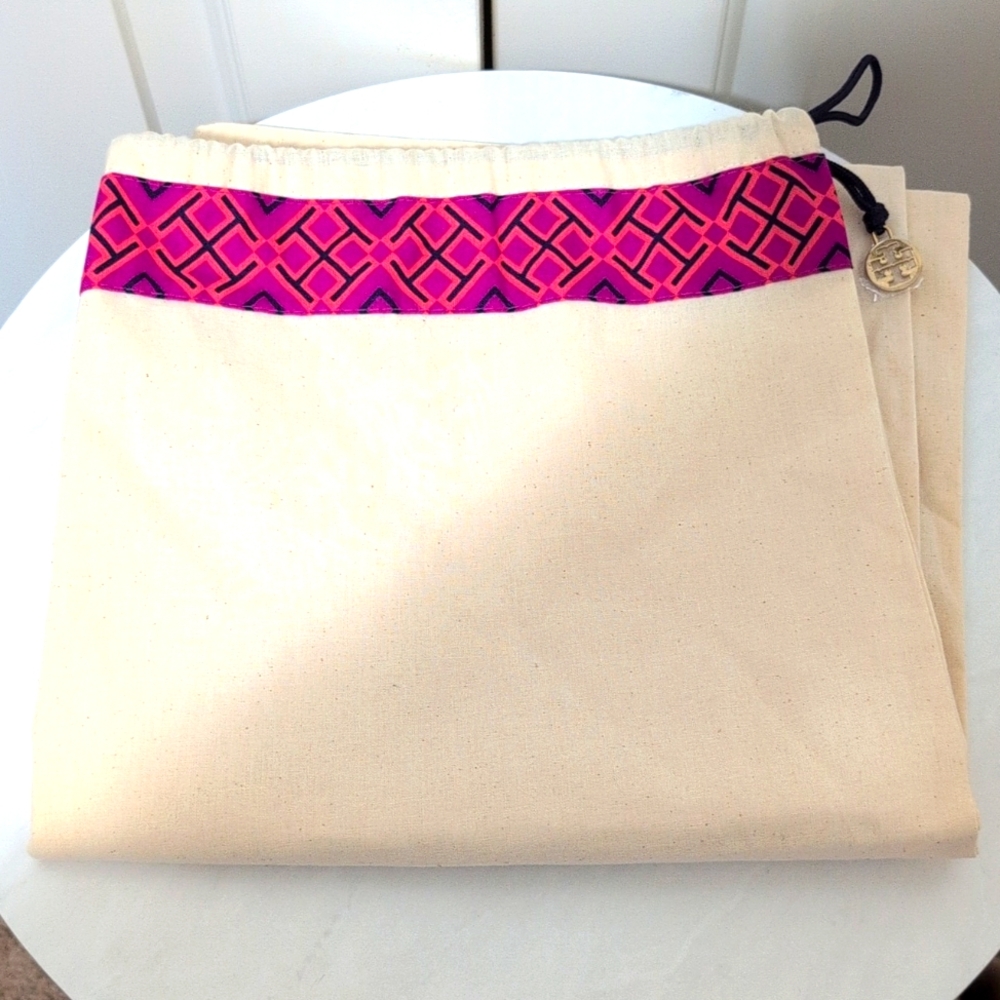 TORY BURCH Drawstring Storage Dust Bag 22" x 21" inches